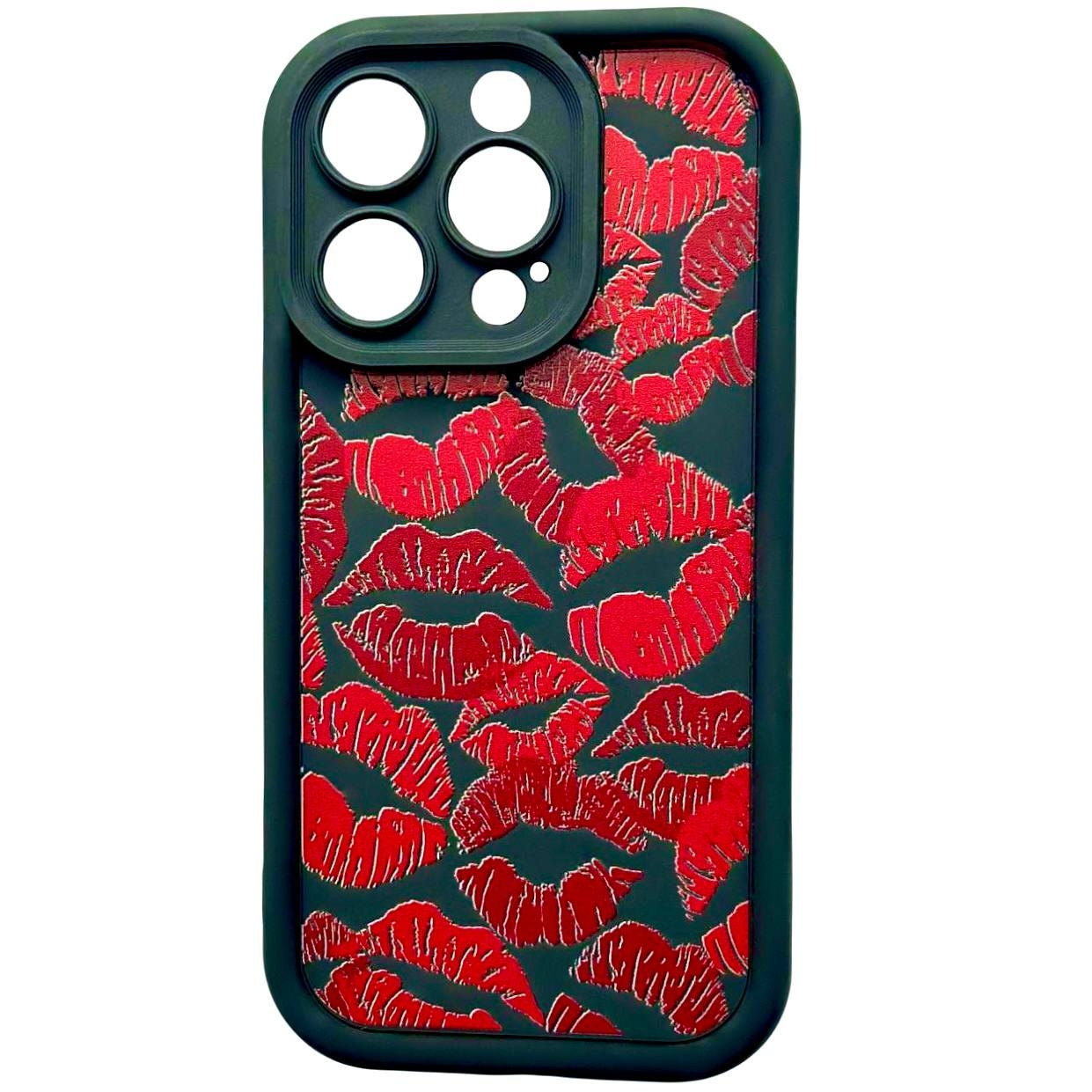 Silicone Lips iPhone 13 Black - 4