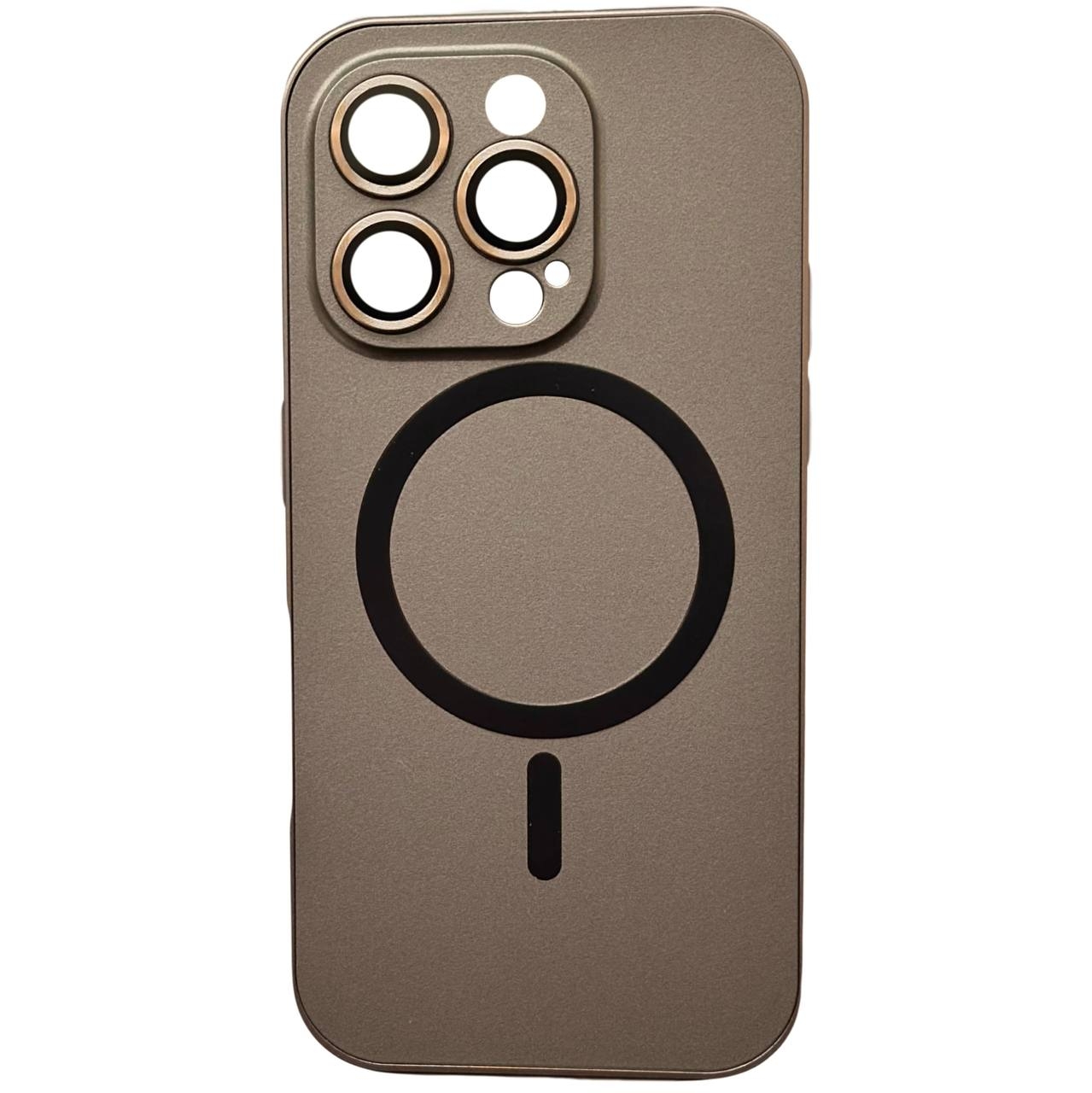 Metal Case 2in1 Magsafe iPhone 16 Pro Max Desert - 1