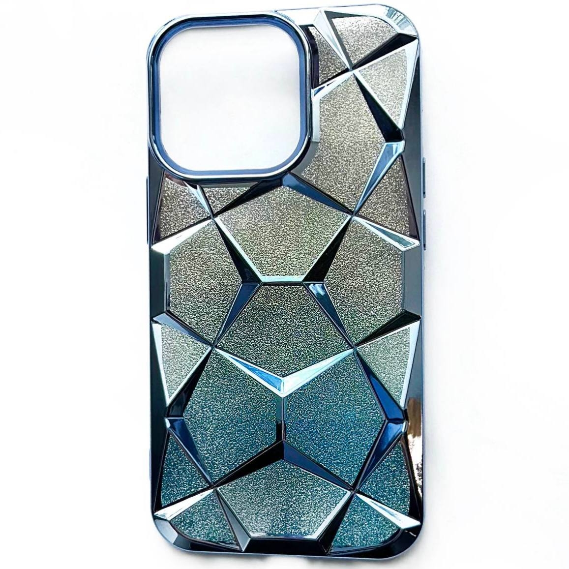 3D Diamond iPhone 14 Pro Max Blue - 2