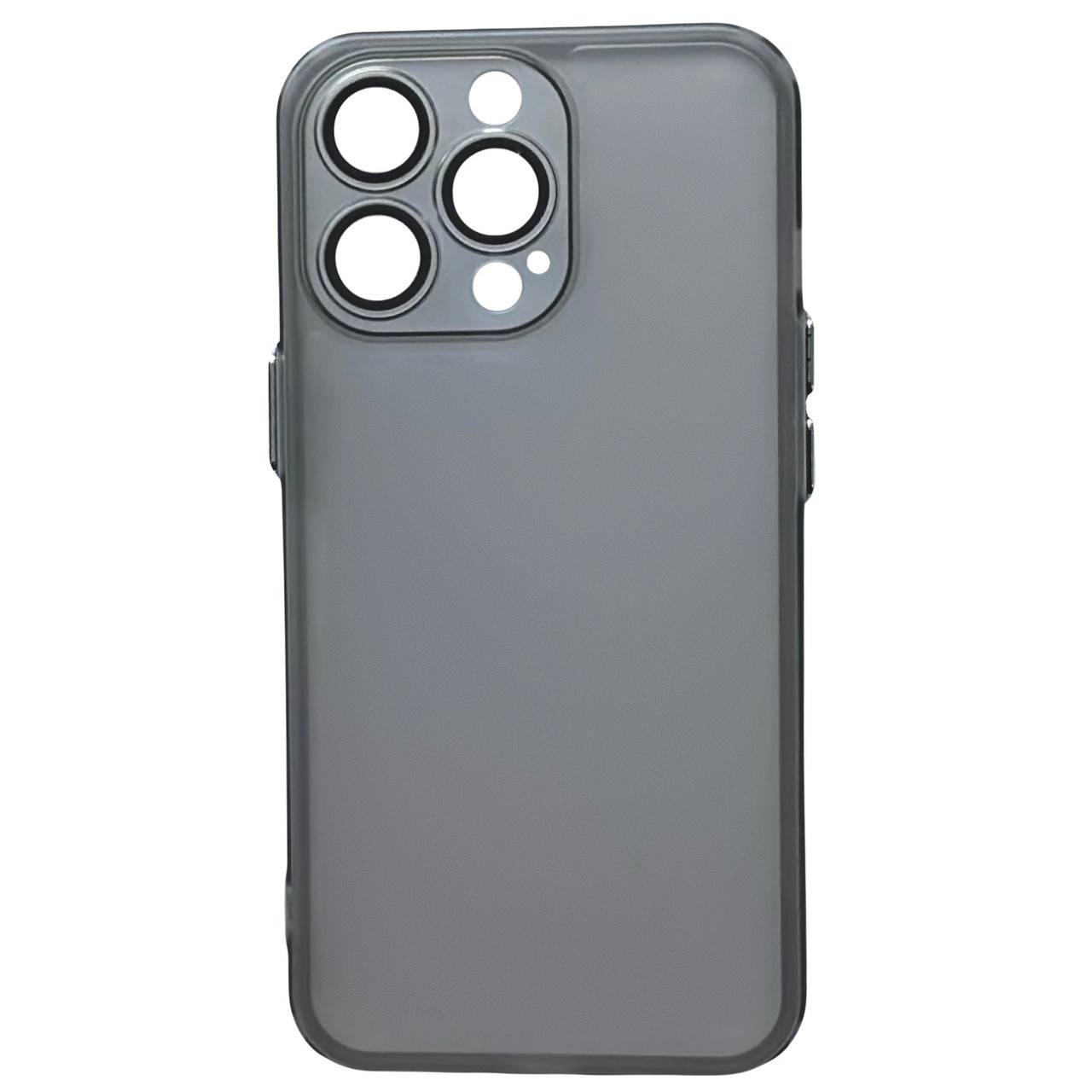 Matte TPU Camera iPhone 11 Pro Max Black - 1