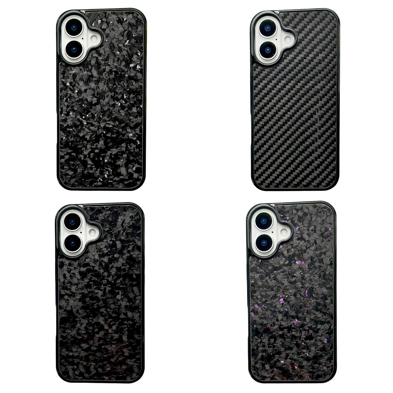 Forged Carbon Magsafe Case iPhone 16 Black - 3