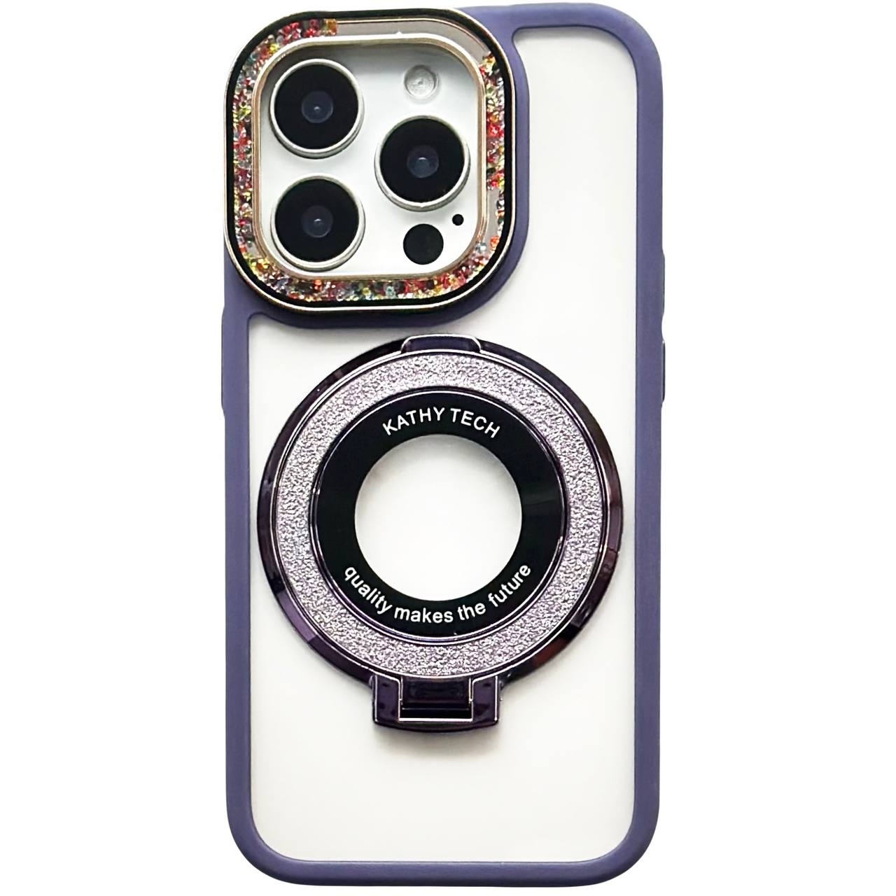 TPU Kaleidoscope iPhone 12 Pro Max Purple - 1