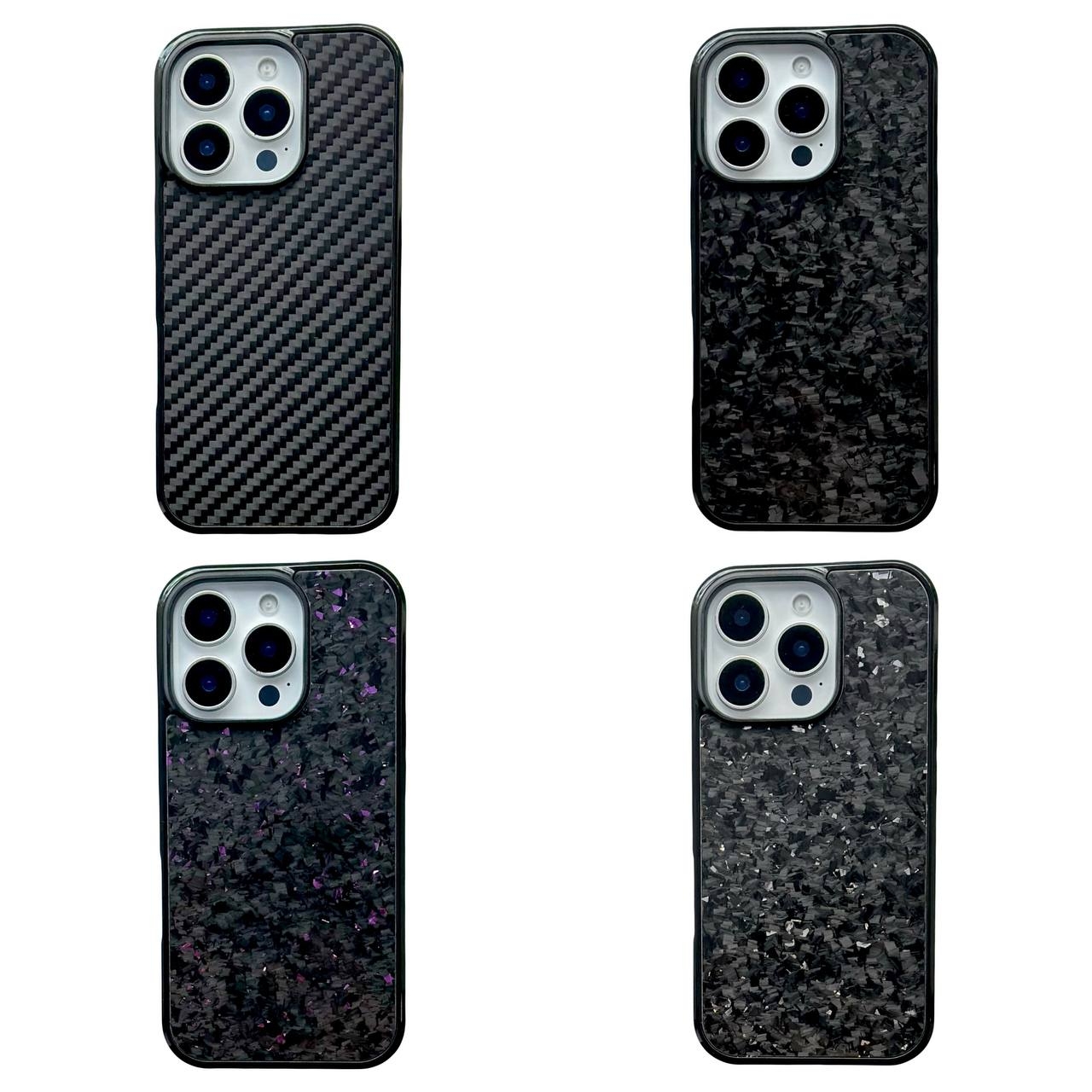 Forged Carbon Magsafe Case iPhone 16 Pro Black - 3