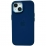 Silicone Case Metal Frame iPhone 15 Deep Navy (70)