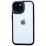 Color Case Glass Camera iPhone 15 Black
