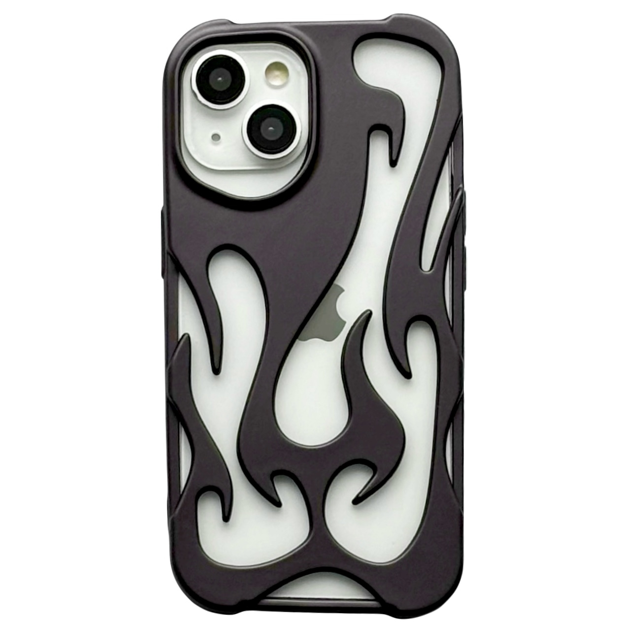 TPU Flame iPhone 15 Purple - 1