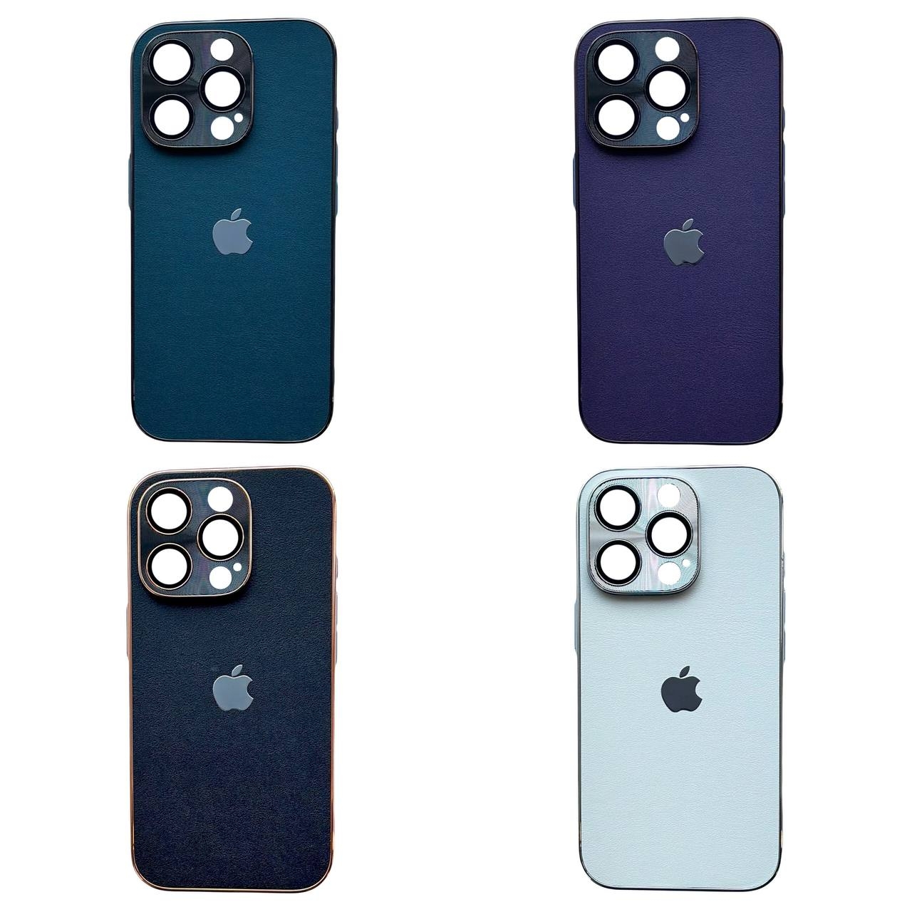 Leather Logo Case iPhone 16 White - 2