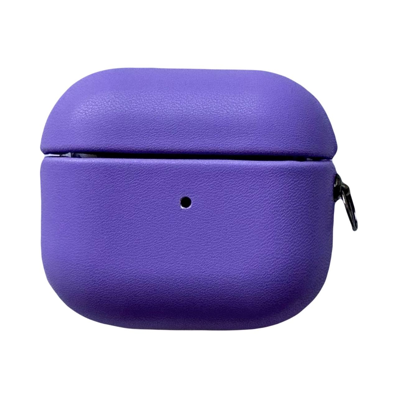 AirPods 4 Leather Case Purple - 1
