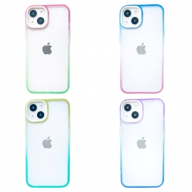 Gradient Crystal Case iPhone 14 Pro Pink/Green