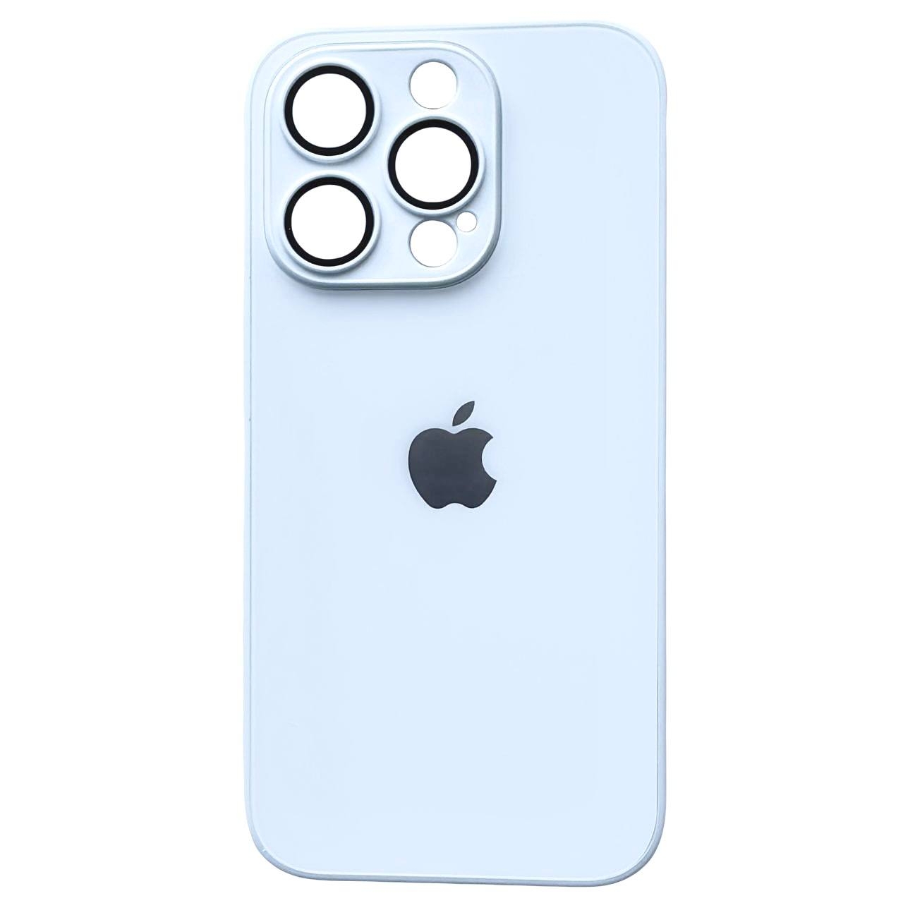 AG Silicone+Glass Case iPhone 15 Pro Max Pearly White - 2