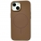Silicone Case Slim Magsafe iPhone 15 Chocolate