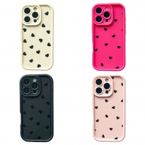 TPU Hearts Mini iPhone 13 Pro Max Black