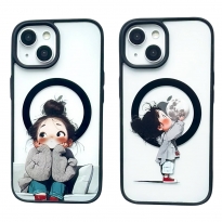 Crystal Case MagSafe iPhone 13 Girl Small