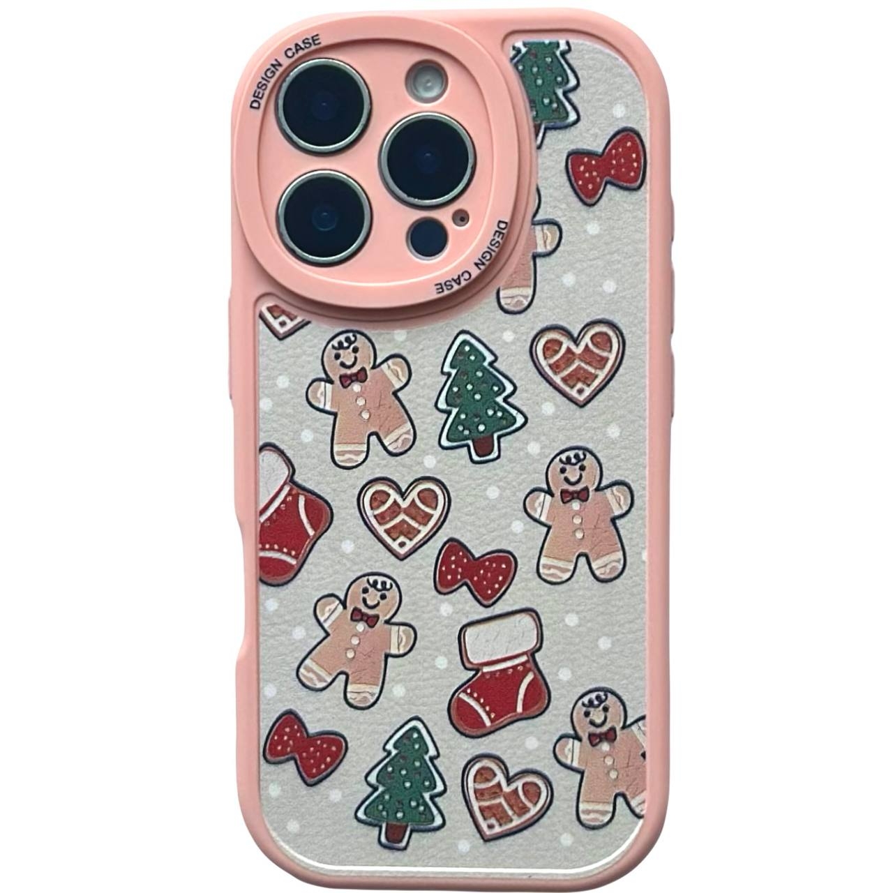 TPU Cute Christmas iPhone 16 Pro Max Pink - 1