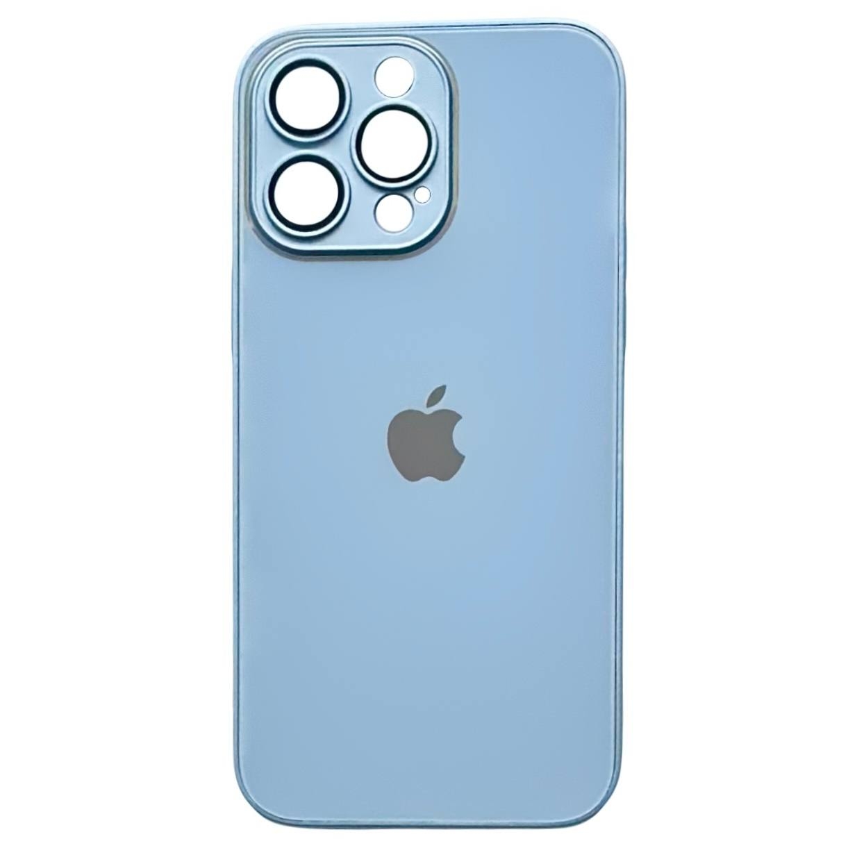 Silicone+Glass (Sapphire Lens) iPhone 13 Sierra Blue - 3