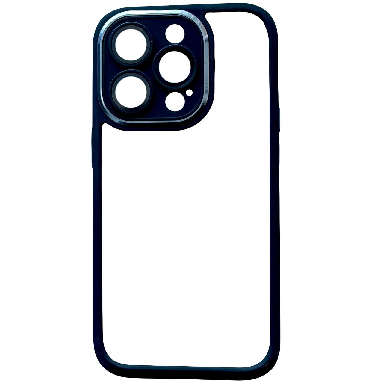 Color Case Glass Camera iPhone 12 Pro Max Black - 3
