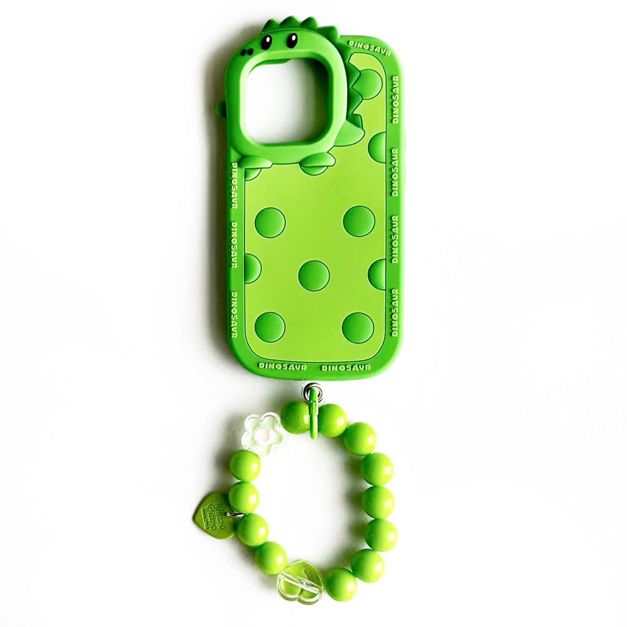 3D Green Dinosaur iPhone 14 Pro - 1