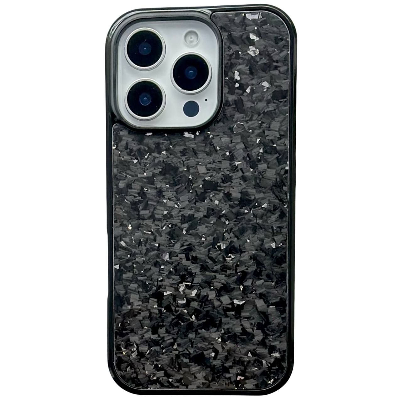 Forged Carbon Magsafe Case iPhone 12 Pro Max Silver - 1