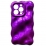 Lack Crumpled iPhone 14 Pro Purple