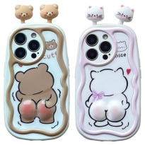 TPU Soft Animal iPhone 15 Pro Max Brown
