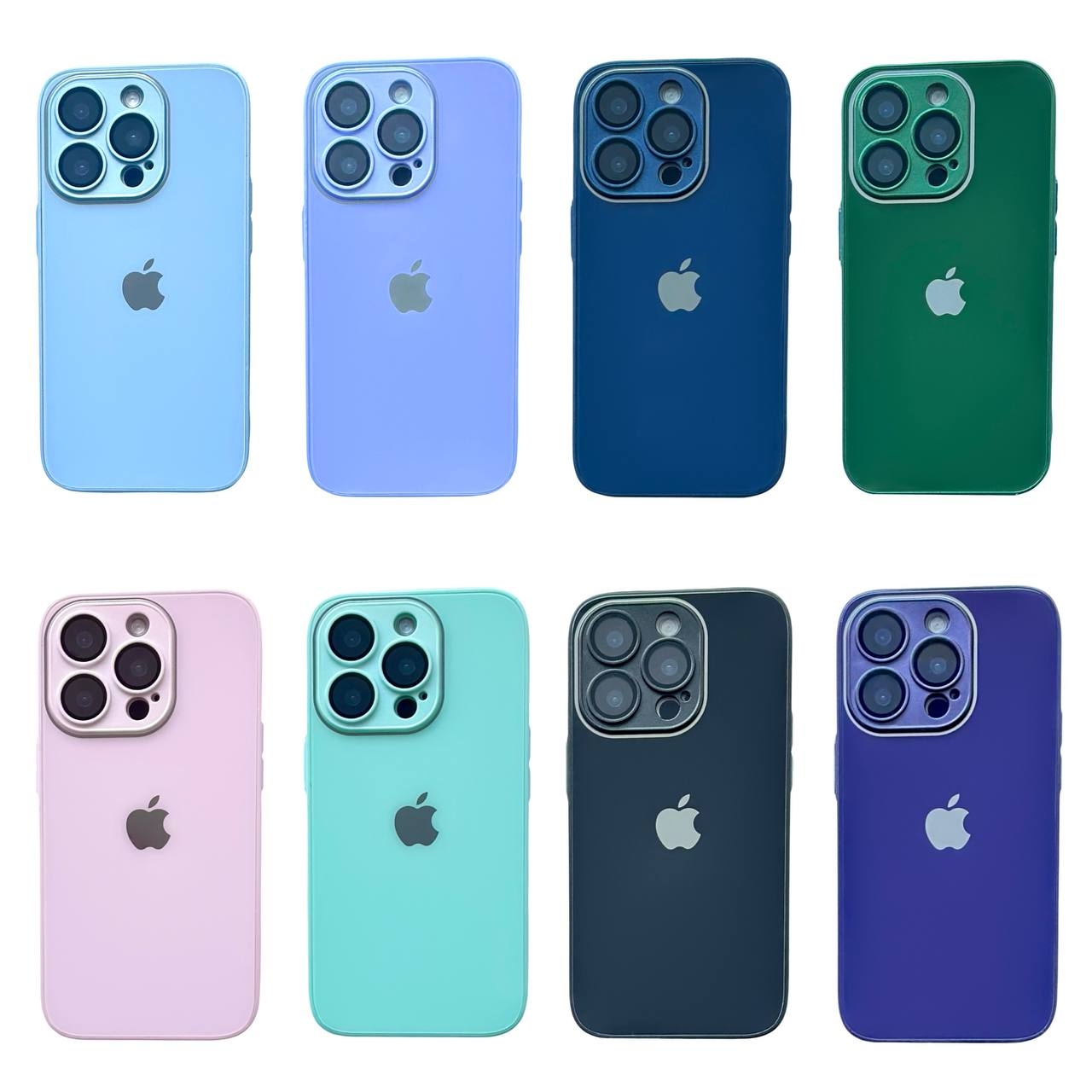 Silicone+Glass (Sapphire Lens) iPhone 13 Pro Max Chanel Pink - 2