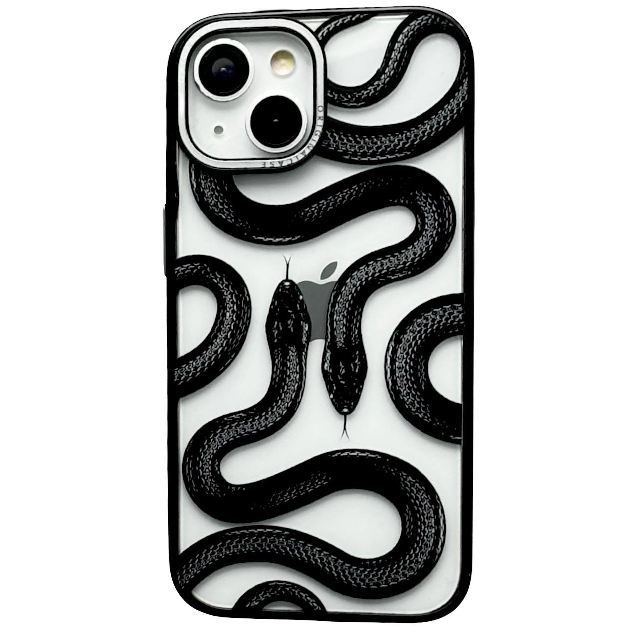 Luxury Snake iPhone 13 Transp - 1