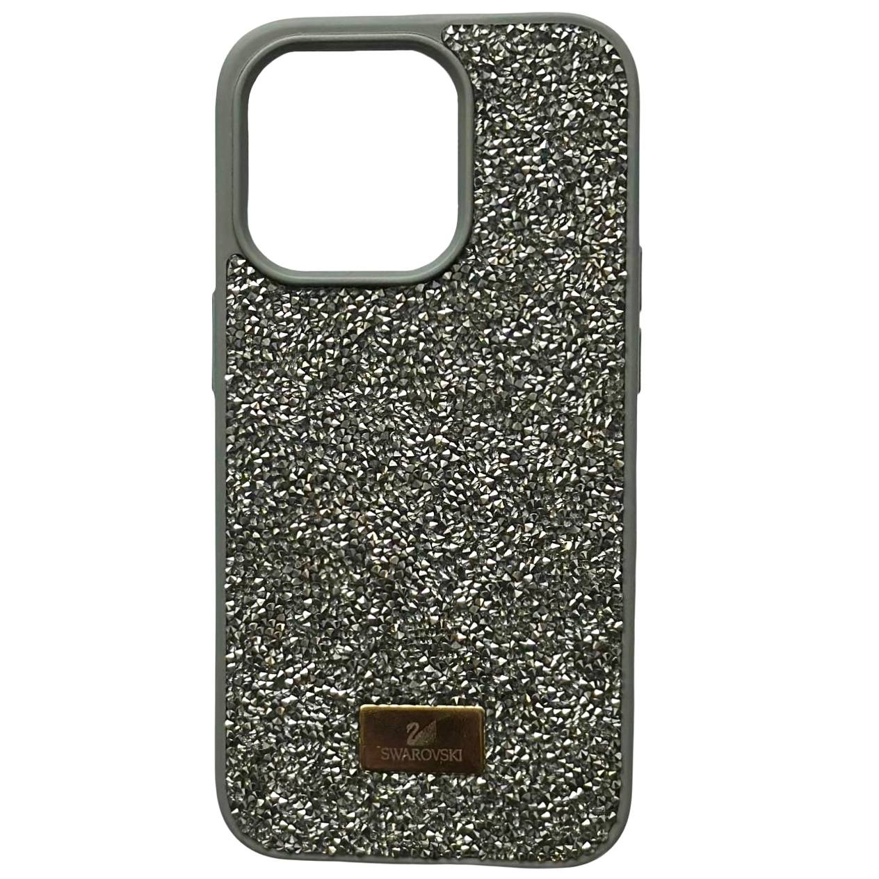 TPU Swarovski iPhone 15 Pro Gray - 1
