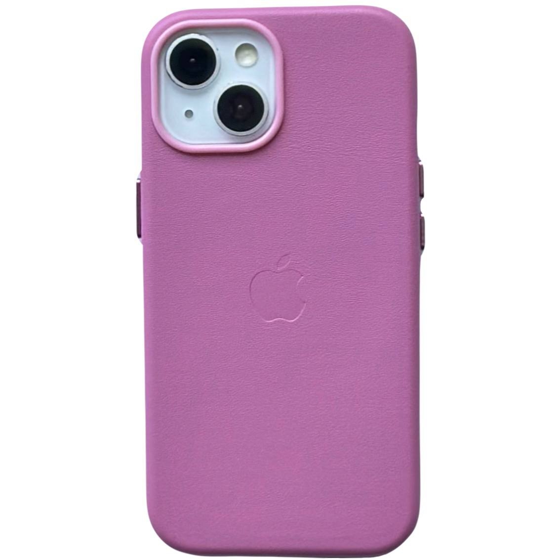 Leather Case (MagSafe) iPhone 15 Plus Pollen Color - 1