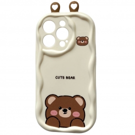 Cute Bear TPU iPhone 14 Pro