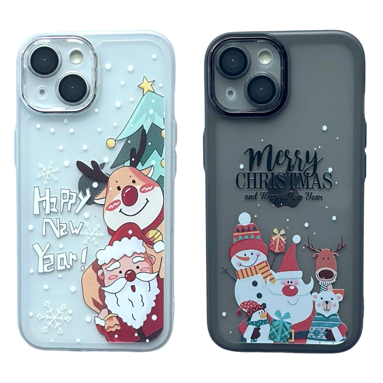 Christmas Glass Camera iPhone 13 Black - 4