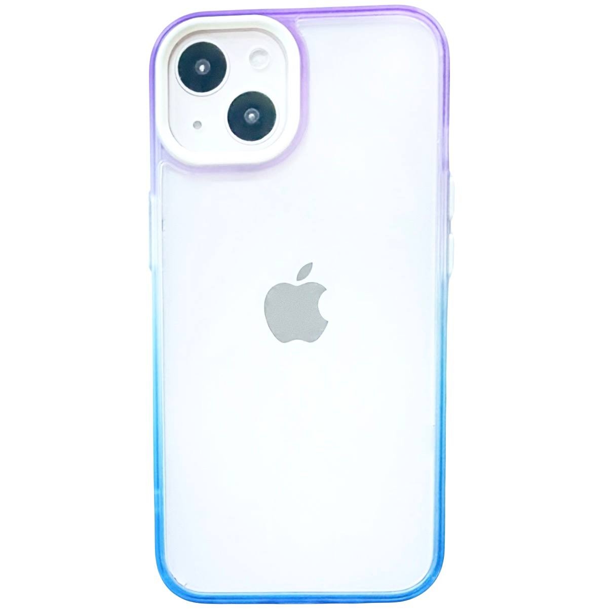 Gradient Crystal Case iPhone 14 Pro Max Purple/Blue - 1