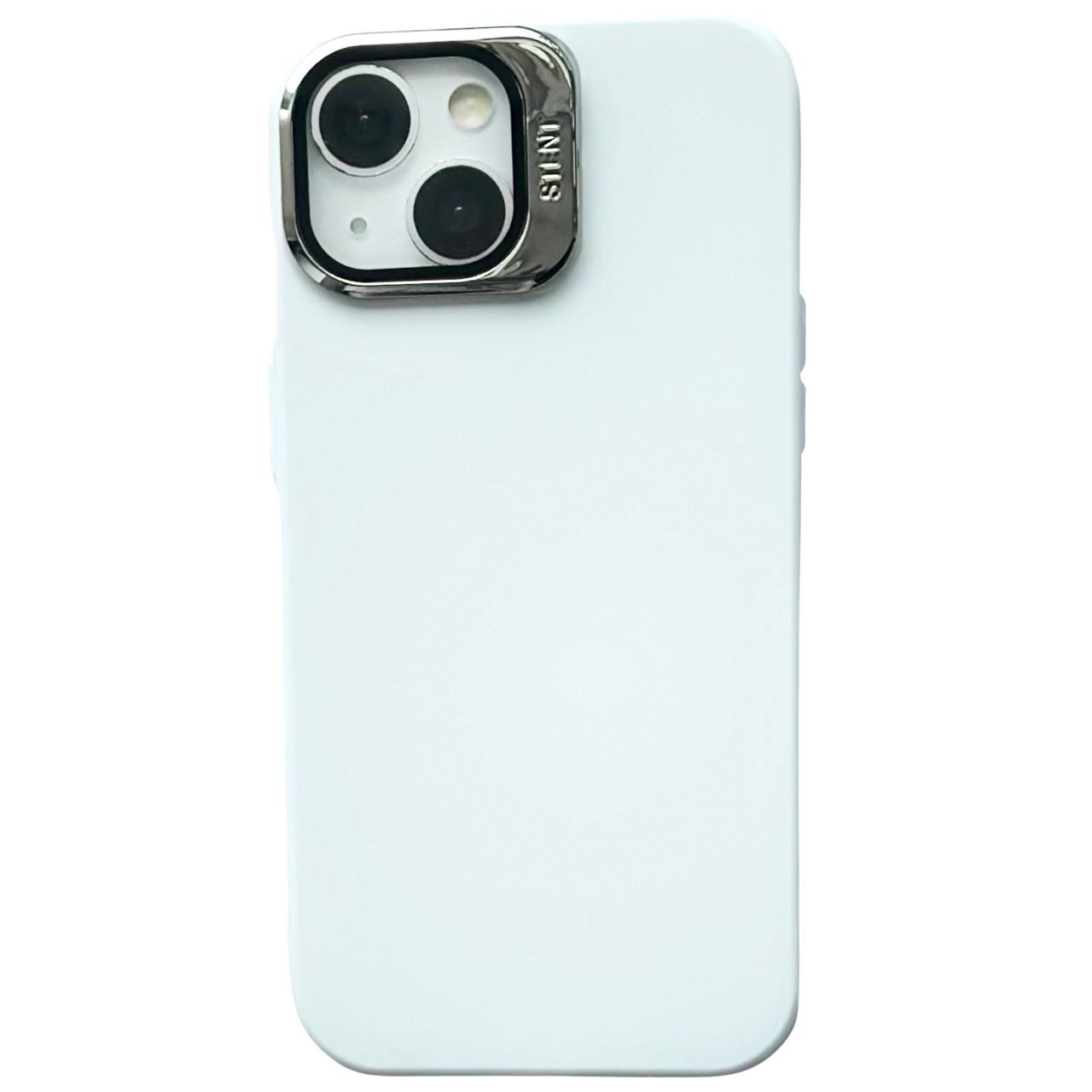 Matte Camera Stand iPhone 15 White - 1