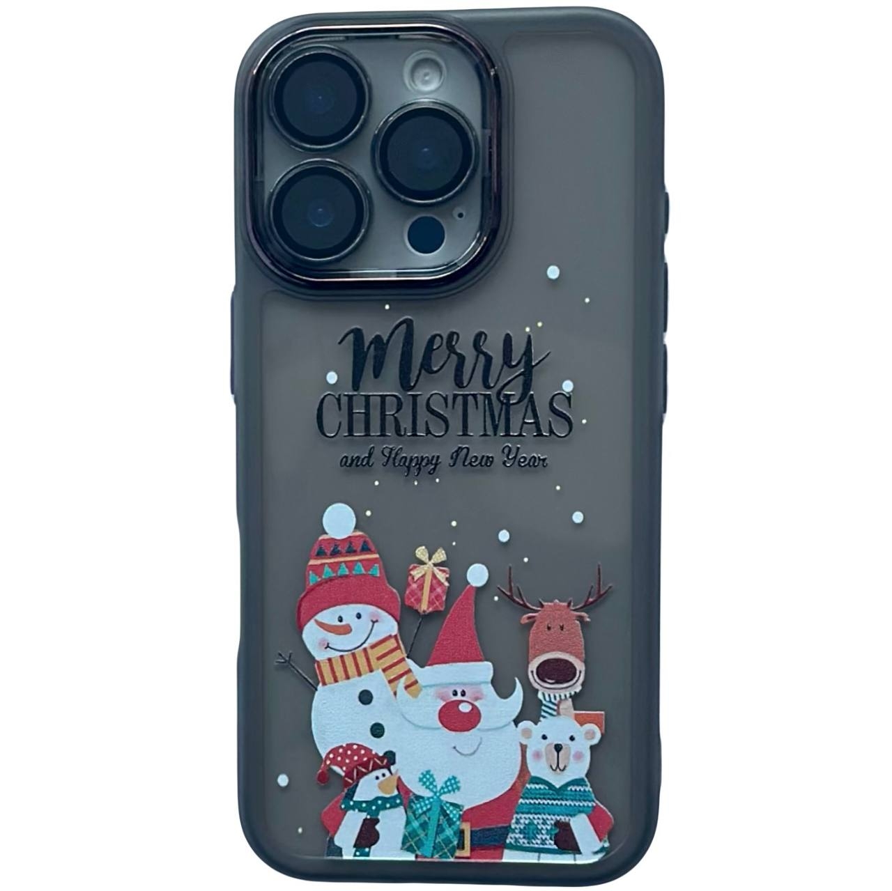 Christmas Glass Camera iPhone 11 Pro Max Black - 1