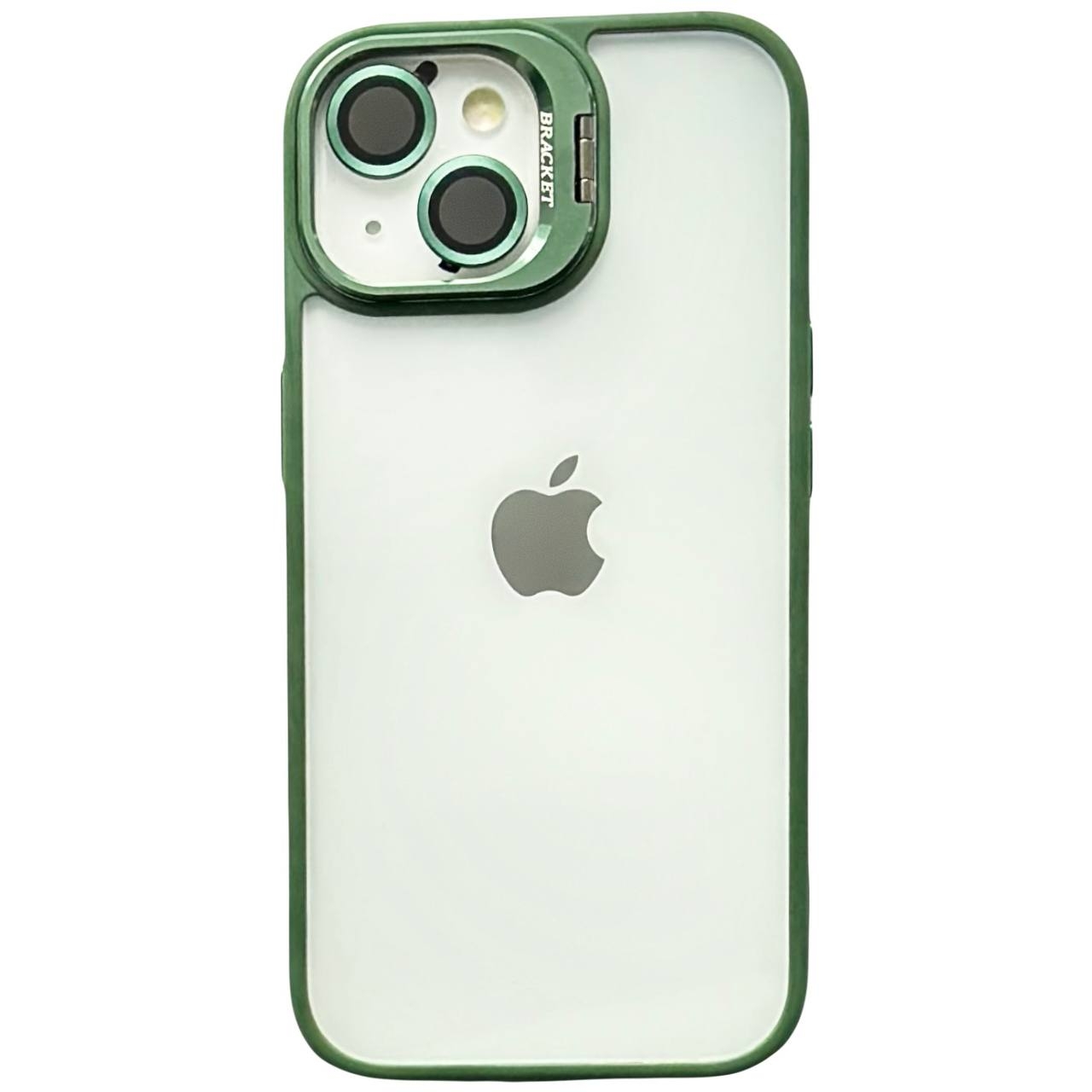 Crystal Case + Lens Set iPhone 14 Green - 1