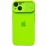 Silicone Case TPU Camera iPhone 14 Party Green