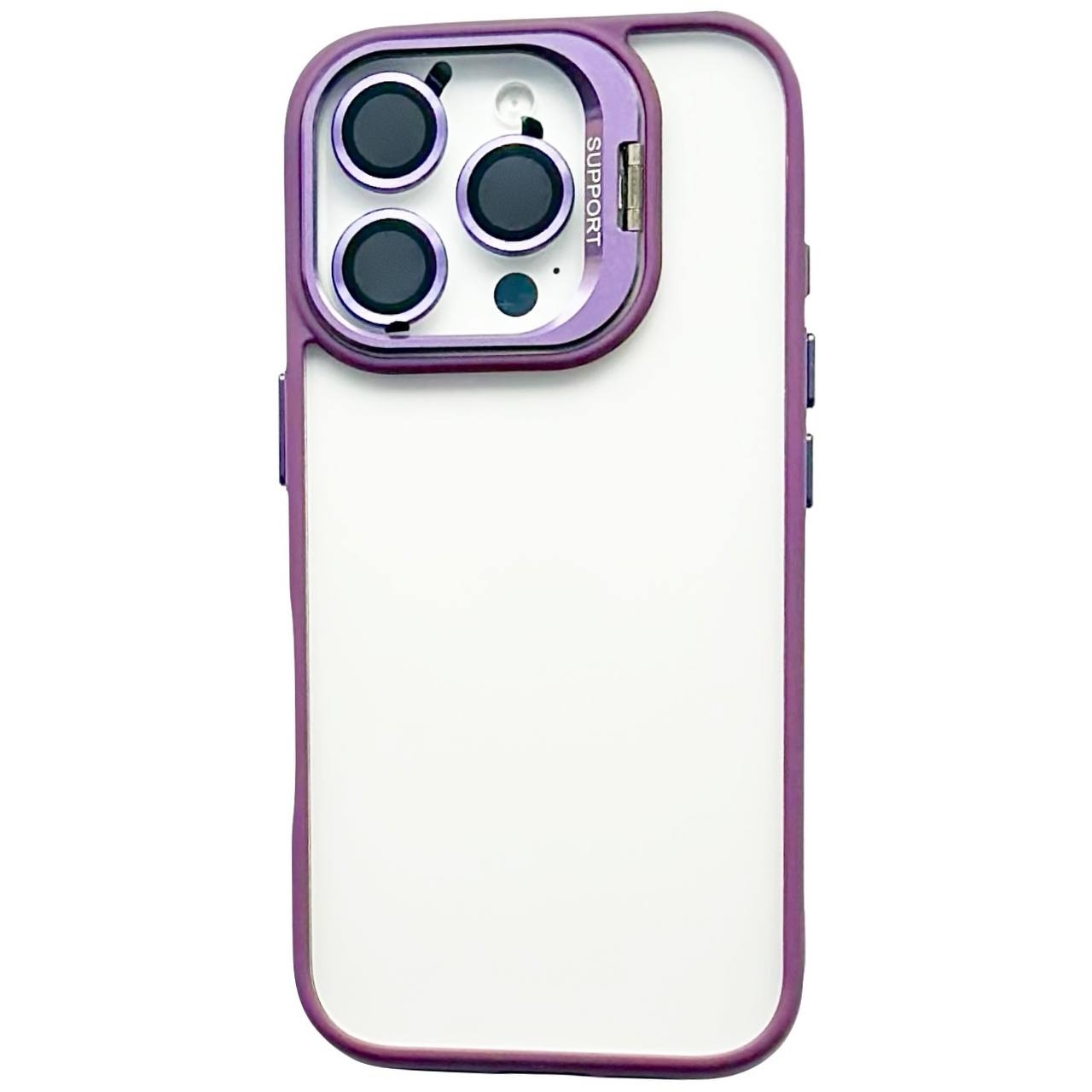 Crystal Case + Lens Set iPhone 14 Pro Deep Purple - 1