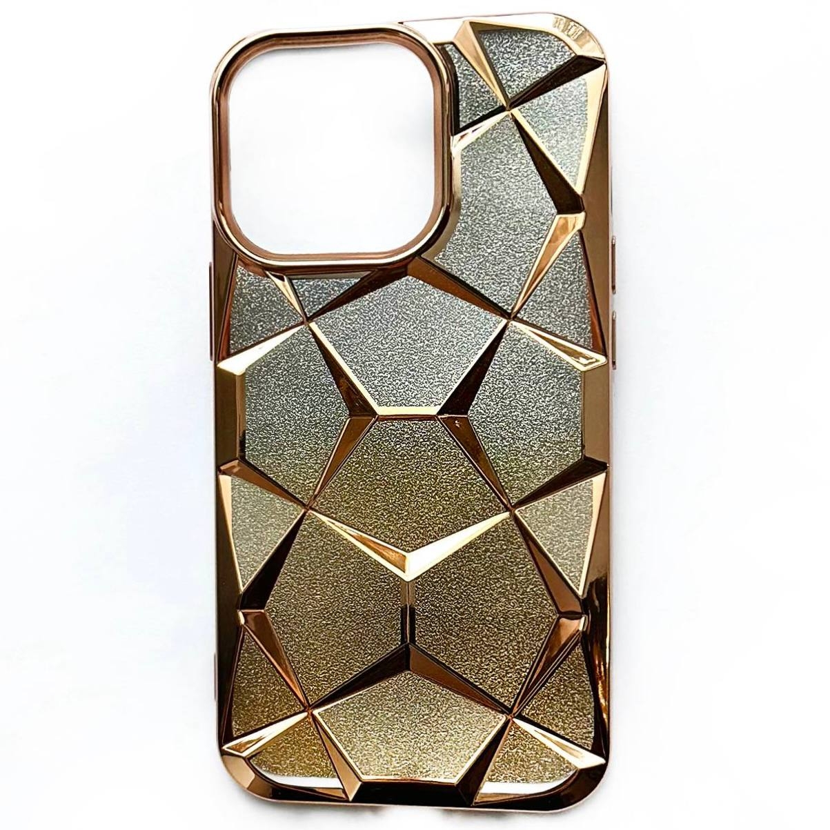 3D Diamond iPhone 14 Pro Max Gold - 2