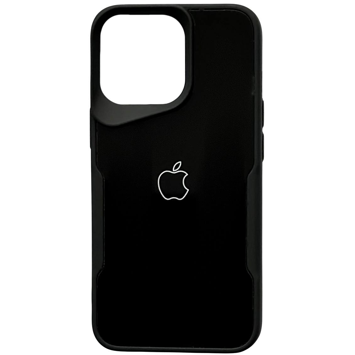 Glossy Glass Logo iPhone 12 Pro Max Black - 3