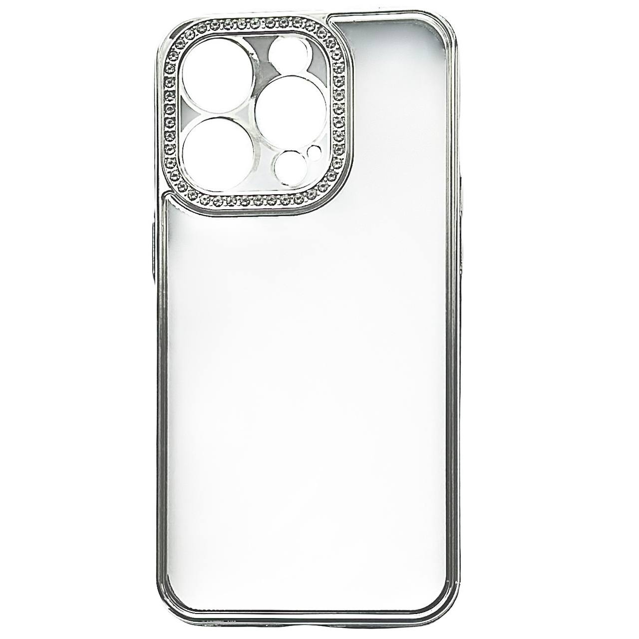 Чохол Diamond Frame iPhone 12 Silver - 1