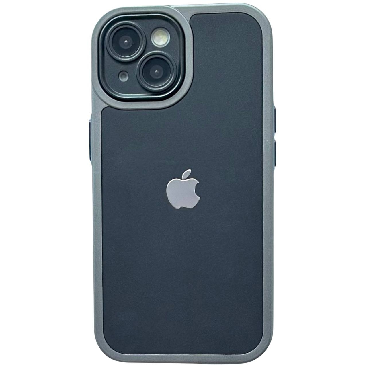 Matte Silicone Logo iPhone 14 Black - 1