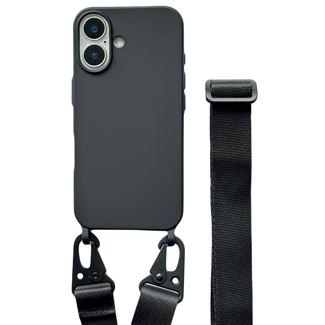 String Color Case iPhone 16 Black - 1