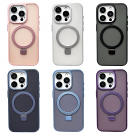 Frosted Case MagSafe Ring iPhone 12 Pro Max Transparent