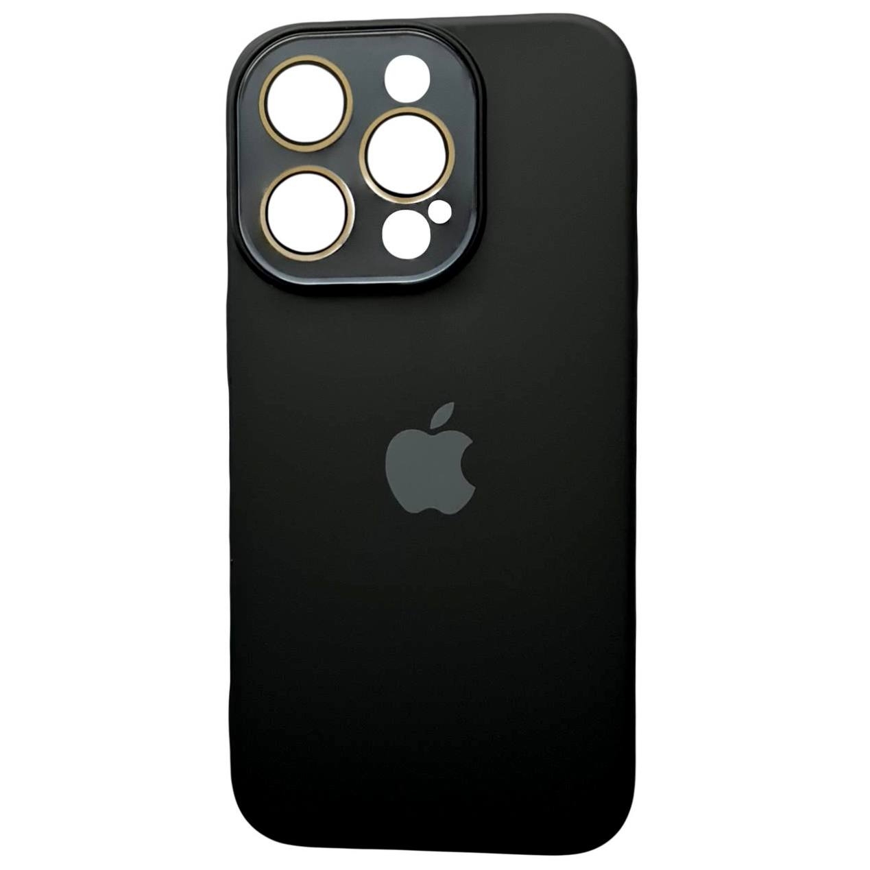 Silicone Metal Buttons iPhone 15 Pro Max Black - 3