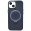 Frosted Case MagSafe Ring iPhone 15 Midnight Blue