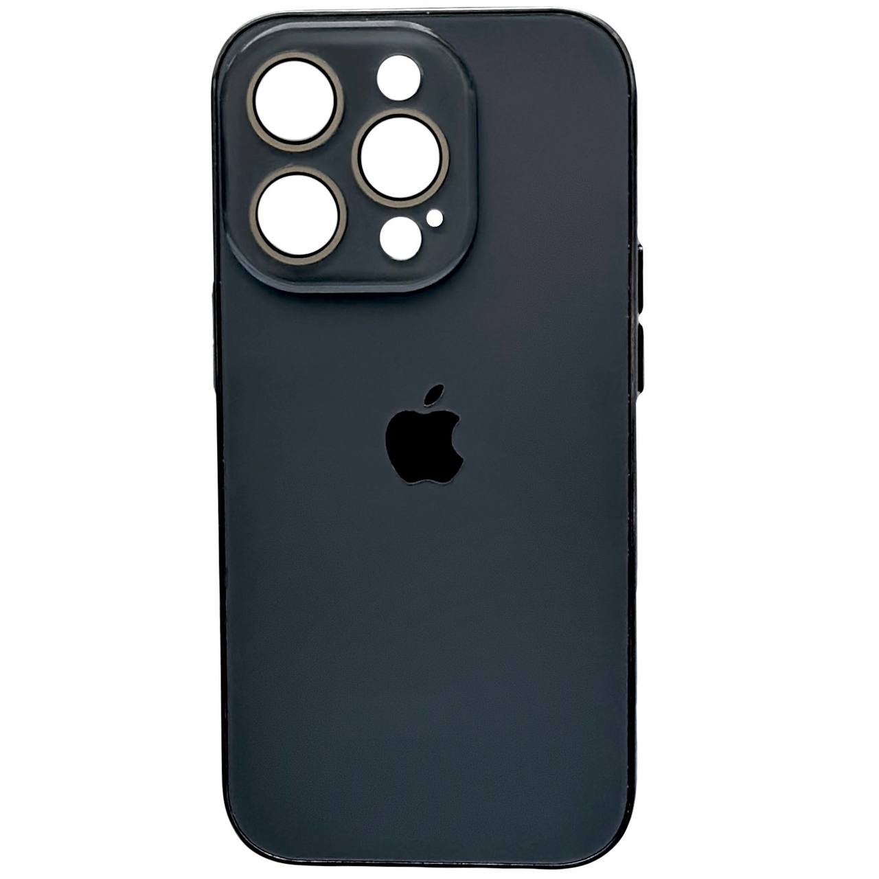 Matte Glass Camera iPhone 15 Plus Graphite - 1