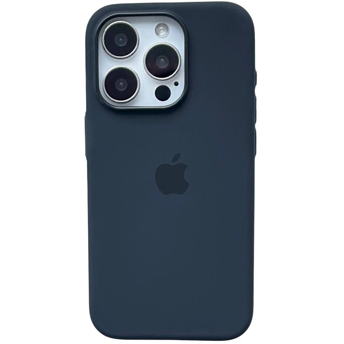 Silicone Case Original MagSafe iPhone 15 Pro Max Black - 1