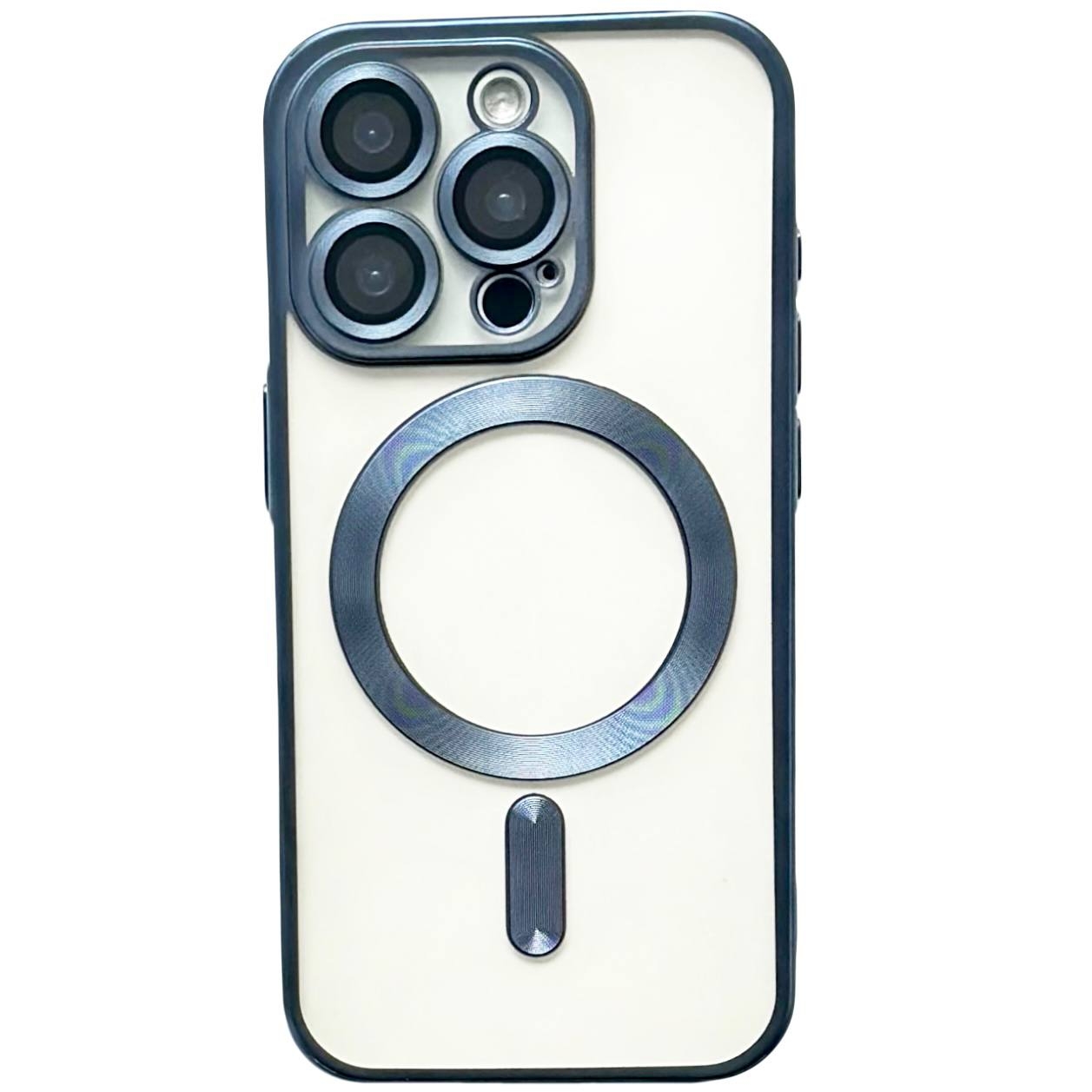 Matte Shining with MagSafe iPhone 15 Pro Max Blue Titanium - 1