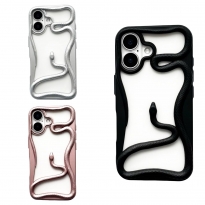 TPU 3D Snake iPhone 16 Black