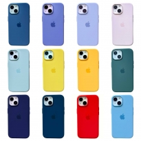 Silicone Case Original MagSafe iPhone 14 Sun Glow