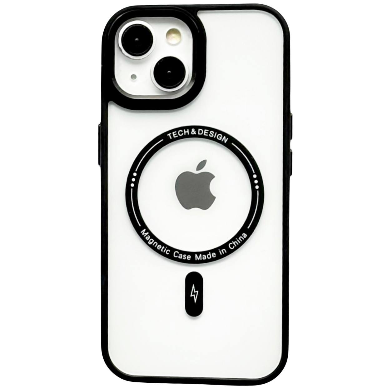 Crystal Case MagSafe iPhone 13 Black - 1